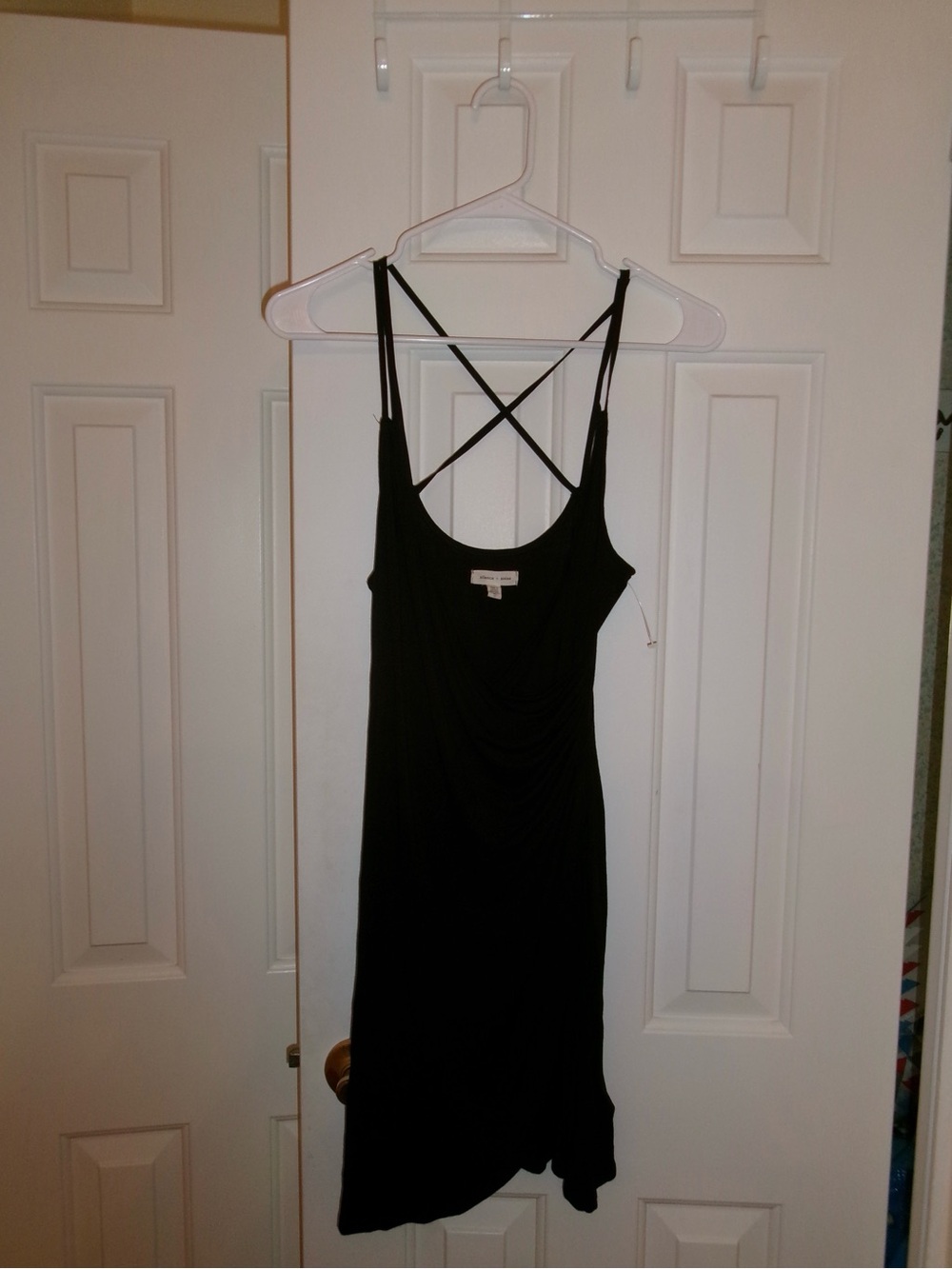 silence + noise Black Strappy Slip Dress